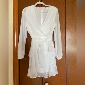 Leith Long Sleeve Ruffle Dress
